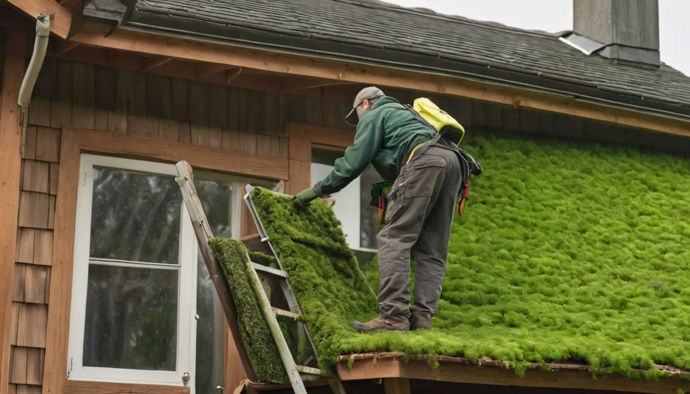 Home exterior in Bremerton with a service provider inspecting the roofline and vents for animal entry points